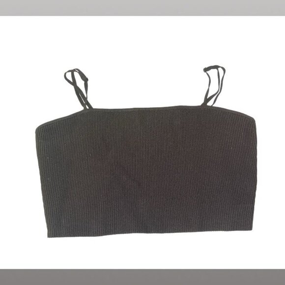 Sculpt knit cami cropped tank - Picture 3 of 5